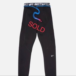 SOLD - NIKE x OFF-WHITE NRG Leggings in black